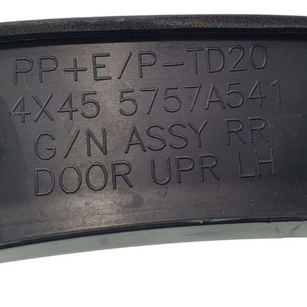 Aplique Friso Porta Tras Esq Mitsubishieclipsecrosshpes 2021 Preto