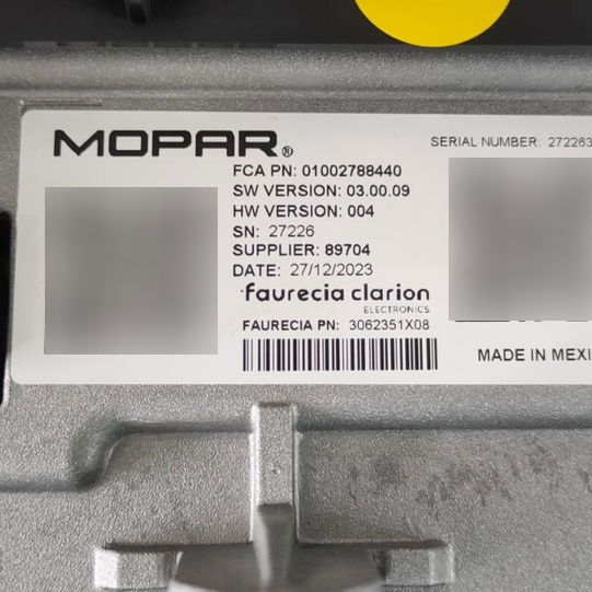 Tela Central Multimídia Rampage Rebel 2024