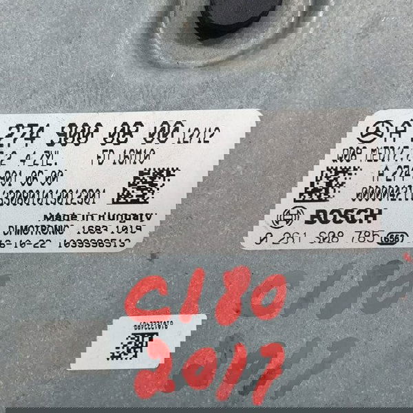 Módulo De Injeção Mercedes C180 2017