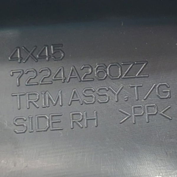 Acabamento Tampaporta-malas Dir Mitsubishieclipsecrosshpes21 Preto