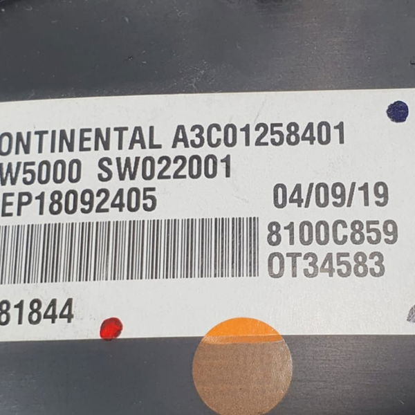 Painel De Instrumentos Mitsubishi Eclipse Cross Hpes 2021 Preto