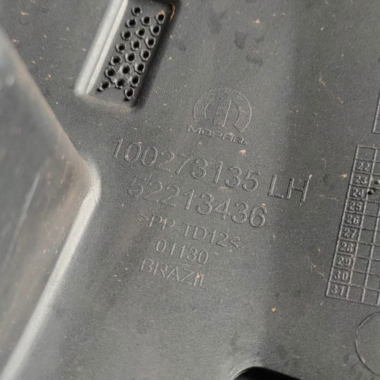 Friso Carroceria T/e Rampage Rebel 2024 (detalhe) Preto