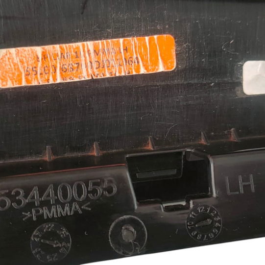 Aplique Black Piano Porta D/e Rampage Rebel 2024 (detalhes) Preto