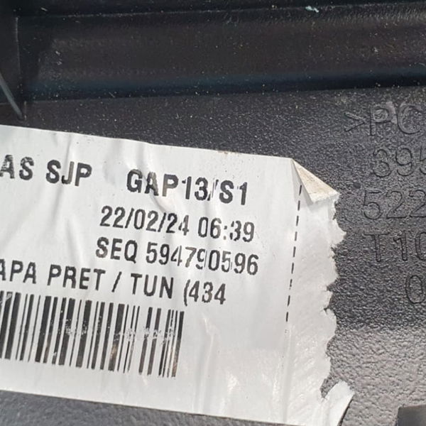 Acabamento Couro Painel Rampage Rebel 2024 - Preto - Listras