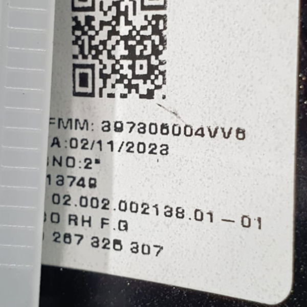 Moldura Led Painel Rampage Rebel 2024 - Preto - Listras