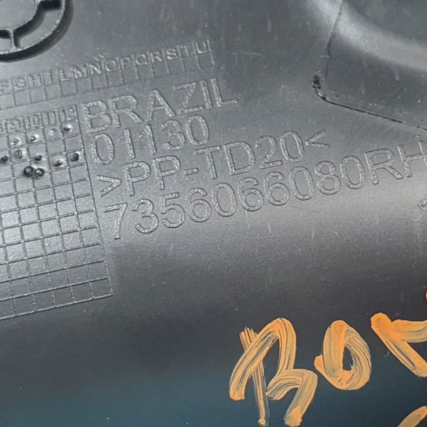 Acabamento Trilho Banco Dir Rampage Rebel 2024 Preto