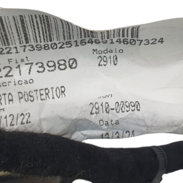 Chicote Porta Traseira Esquerda/direita Rampage Rebel 2024