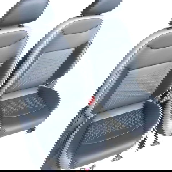 Par Bancos Dianteiro Couro Vw Taos 2023 Grafite