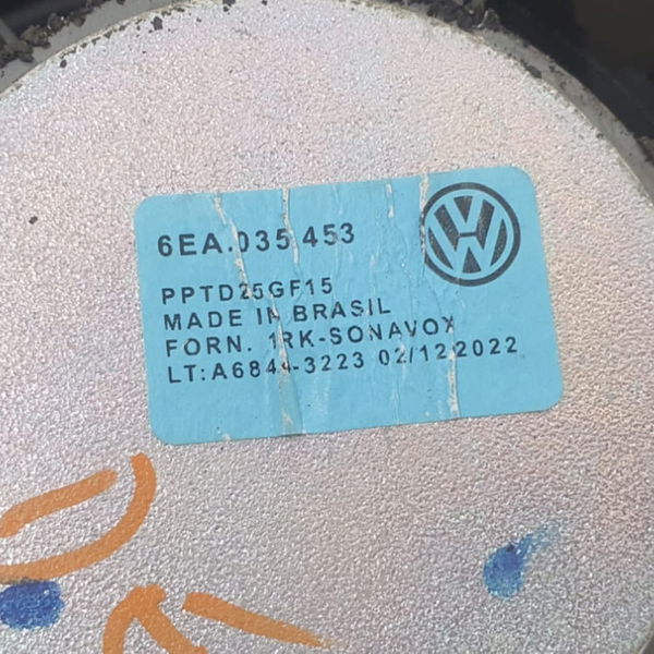 Alto Falante Dianteiro Esq Taos Confortline 2023 Preto