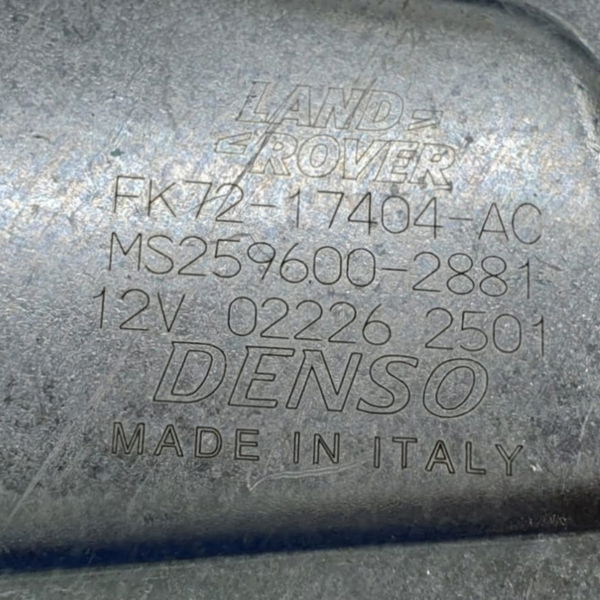 Motor Limpador Traseiro Lr Discovery Sport 2022