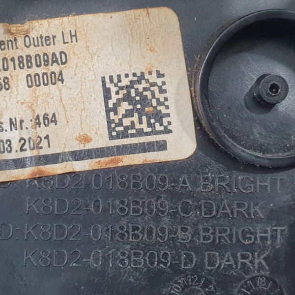 Difusor De Ar L/esquerdo Lr Discovery Sport 2022