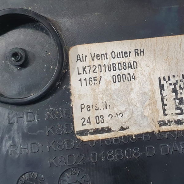 Difusor De Ar L/direito Lr Discovery Sport 2022