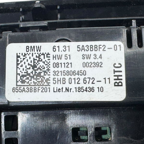 Comando Ar Traseiro Bmw X3 M40i 3.0 2022