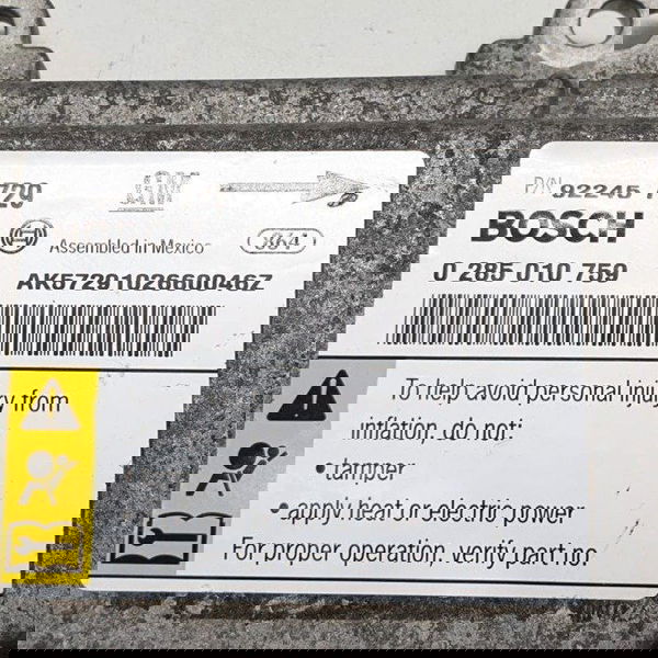 Módulo Carroceria (deflagrado) Omega Fittipaldi 2011