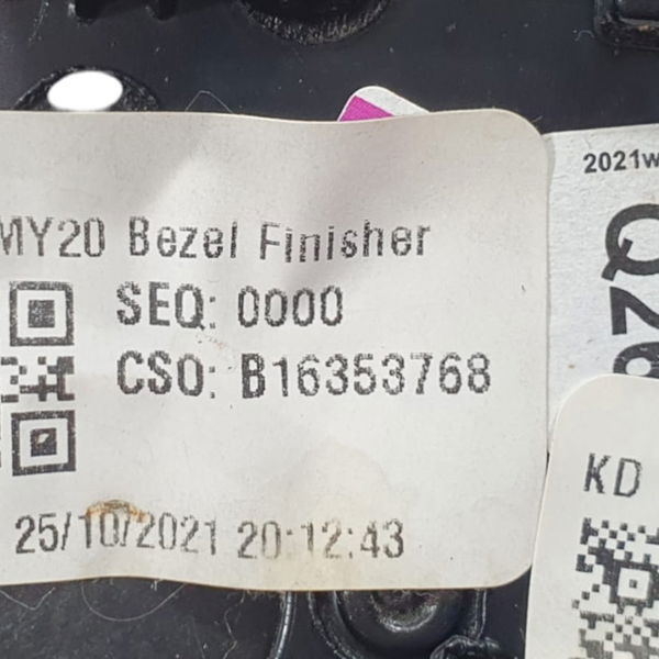 Moldura Alavanca Seletora De Marcha Lr Discovery Sport 2022