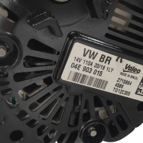 Alternador Vw T Cross 1.0 Tsi 3cl 2019 / 2022