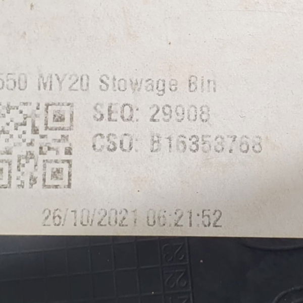 Porta Objetos Console C/led Lr Discovery Sport 2022