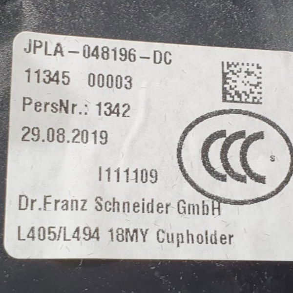 Porta Copos Deslizante Console Range Rover Sport Hse 2020 Preto