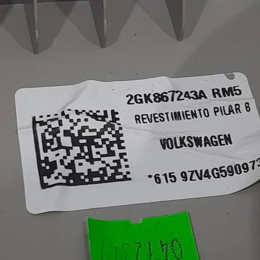 Moldura Coluna Central L.d Vw Taos 2023 Bege Listras