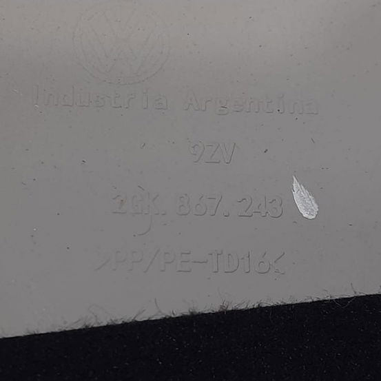 Moldura Coluna Central L.d Vw Taos 2023 Bege Listras