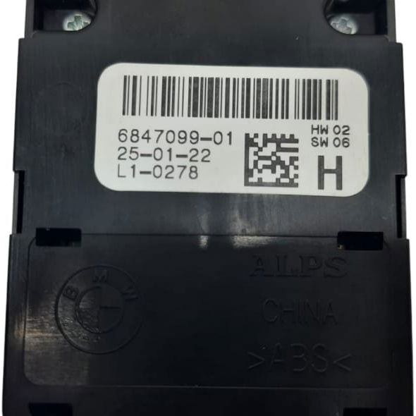 Botão Comando Do Vidro Bmw X3 M40i 2022