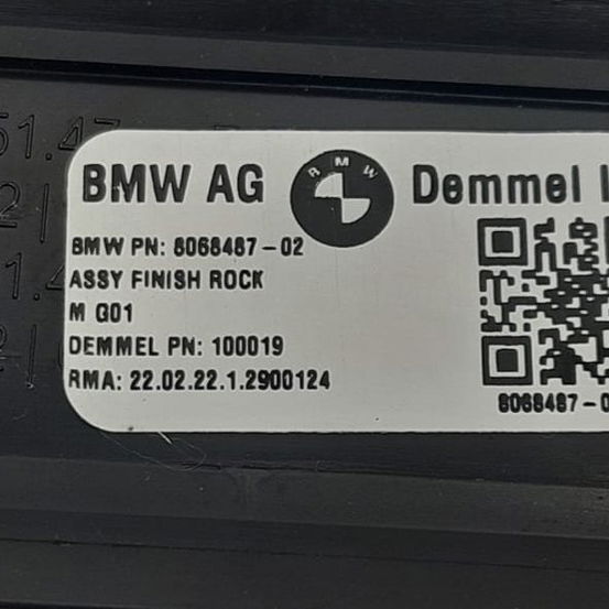 Soleira Porta Dianteira Bmw X3 M40i 2022 Preto