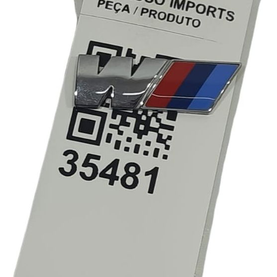 Emblema M Do Paralama Bmw X3 M40i 2022 Prateado