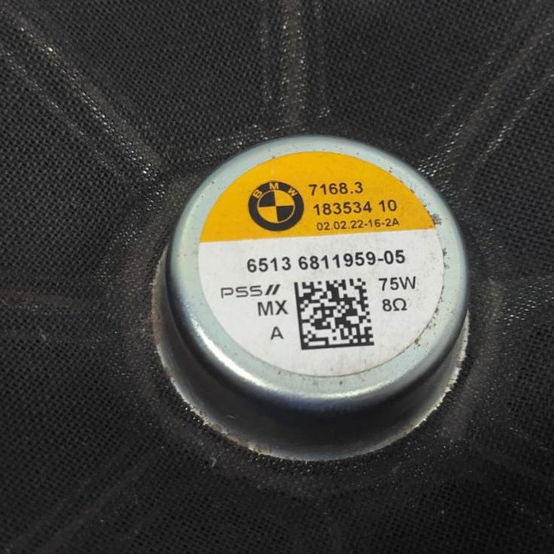 Alto Falante Subwoofer Bmw X3 M40i 2022 Preto