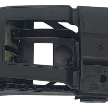 Suporte Maçaneta Porta Dianteira Esquerda Vw T-cross 2020 Preto