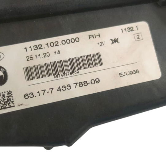 Farol Milha L/d Bmw 320i G20 2021 Trasparente