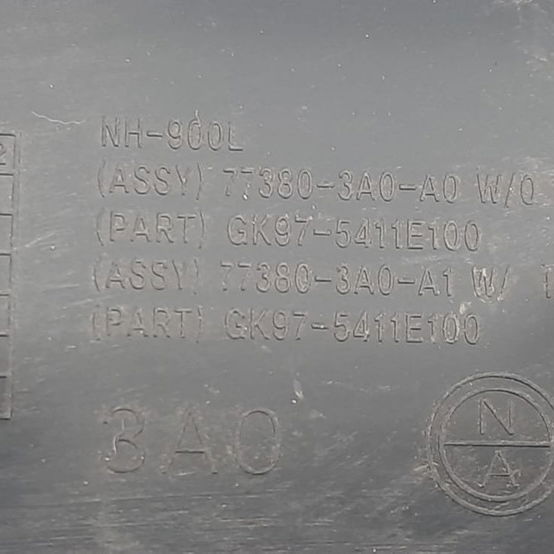 Acabamento Tampa Lado Direito Painel Honda Crv 2.0 2023 Preto