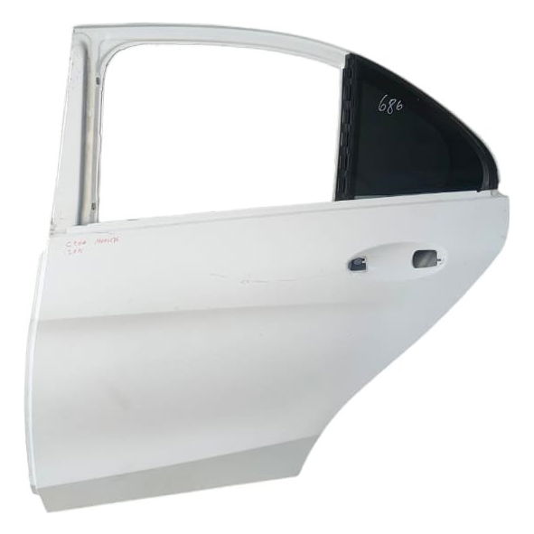 Porta Traseira Esquerda Mercedes C200 2016 - Traseira - Esquerda - Branco