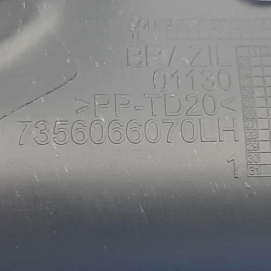 Acabamento Trilho Do Banco Esquerdo Jeep Compass 2023 Preto