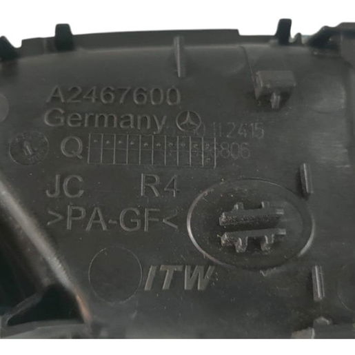 Maçaneta Interna Esquerda Mercedes A200 2016 Preto Dianteira/traseira