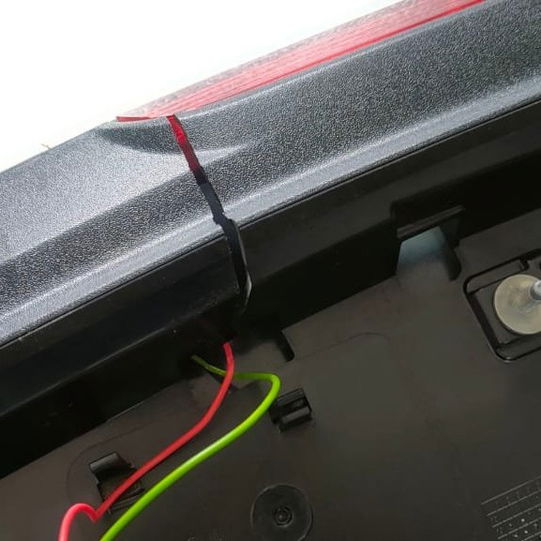 Aerofólio Audi A3 Sport Back 2018 (avaria)