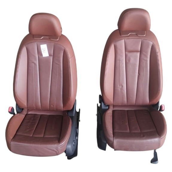Jogo Banco Couro Audi A4 2018 (c/detalhe) Marrom-escuro