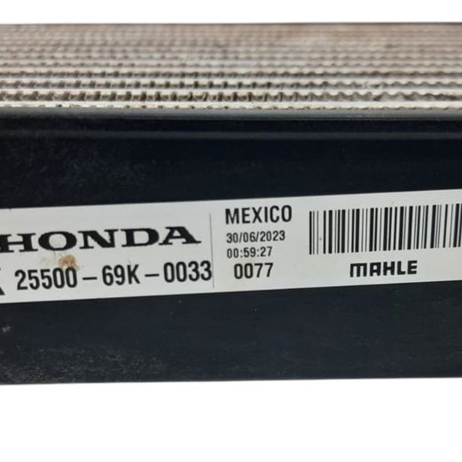 Radiador Intercooler Honda Crv 2.0 Híbrida 2023