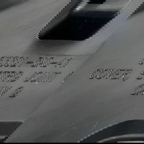 Tampa Acabamento Coluna De Direção Honda Crv 2.0 2023 - Preto - Animal Print