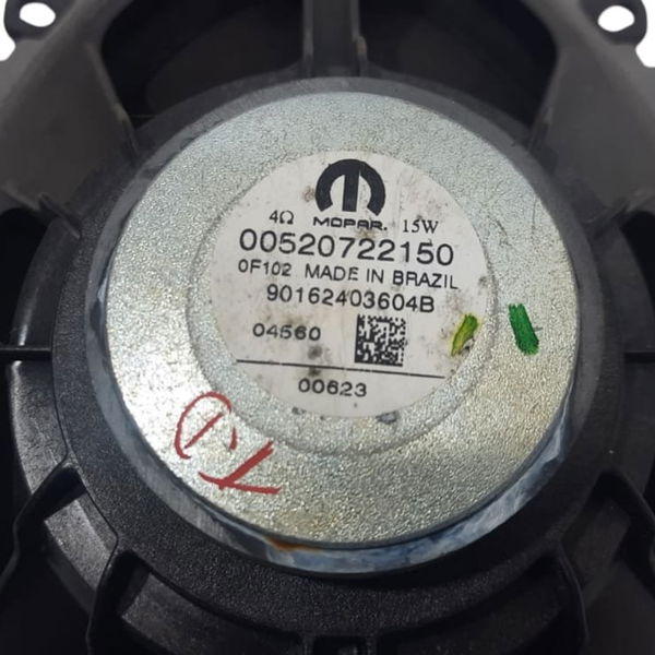 Alto Falante Traseira Direita Jeep Compass 2023 Preto