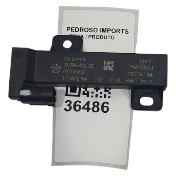 Sensor Antena Keyless Traseira Direita Jeep Compass 2023 - Preto