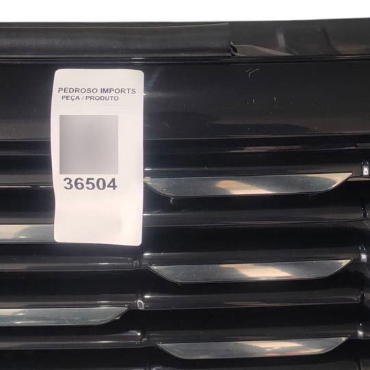 Grade Frontal Volkswagen T Cross 2021 (detalhe) Preto Brilhante