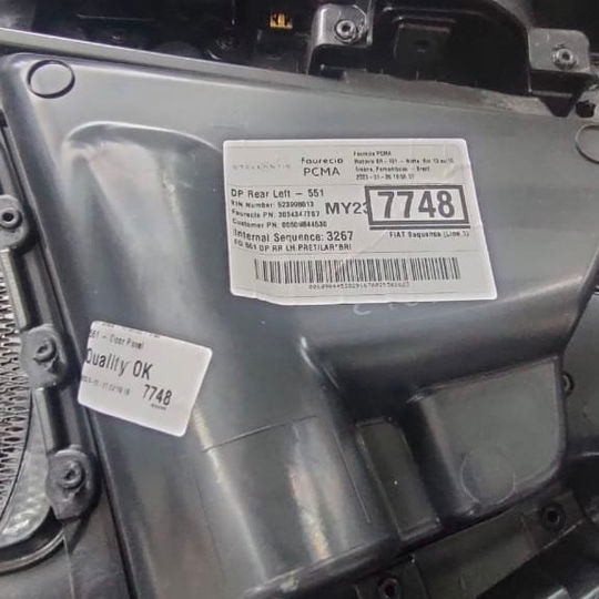 Forro Porta Traseira Esquerda Jeep Compass 2023