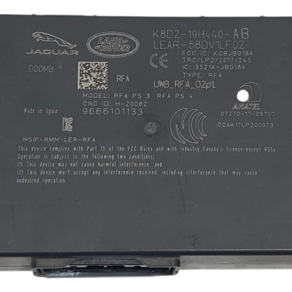 Módulo De Controle Rfa Land Rover Defender 2020 Preto