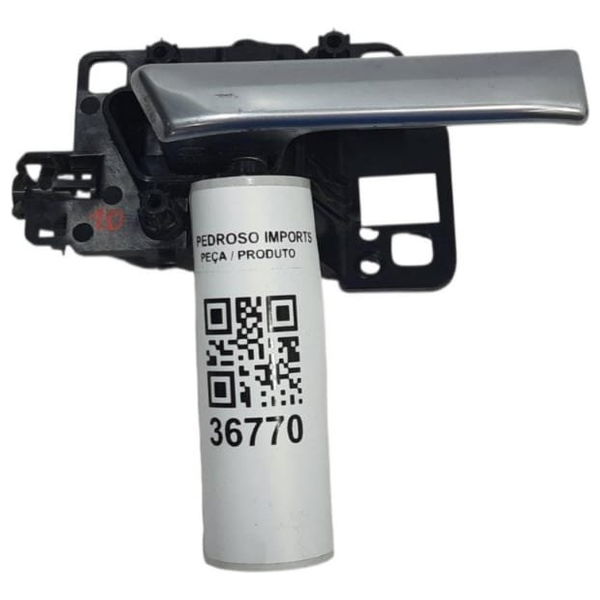 Maçaneta Interna Traseira Direita Land Rover Defender 2020 Prateado Traseira