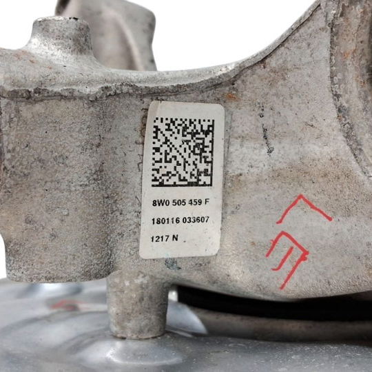 Montante Rolamento Traseiro Esquerdo Audi A4 2018 Cinza