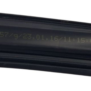 Borracha Caneleta Cromado Porta Tras. Esq. Mercedes C200 16 Preto