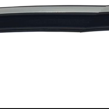 Borracha Caneleta Cromado Porta Tras. Dir. Mercedes C200 16 - Preto