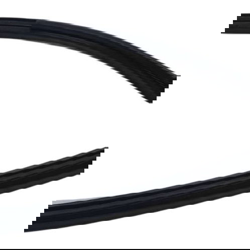 Borracha Caneleta Cromado Porta Tras. Dir. Mercedes C200 16 - Preto