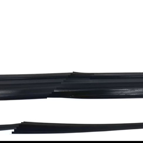 Borracha Caneleta Cromado Porta Tras. Dir. Mercedes C200 16 - Preto