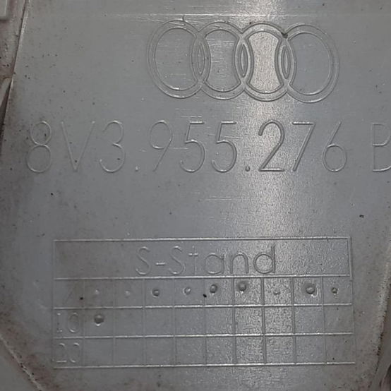 Tampa Lavador Do Esguicho Do Farol Audi A3 2018 - Cinza